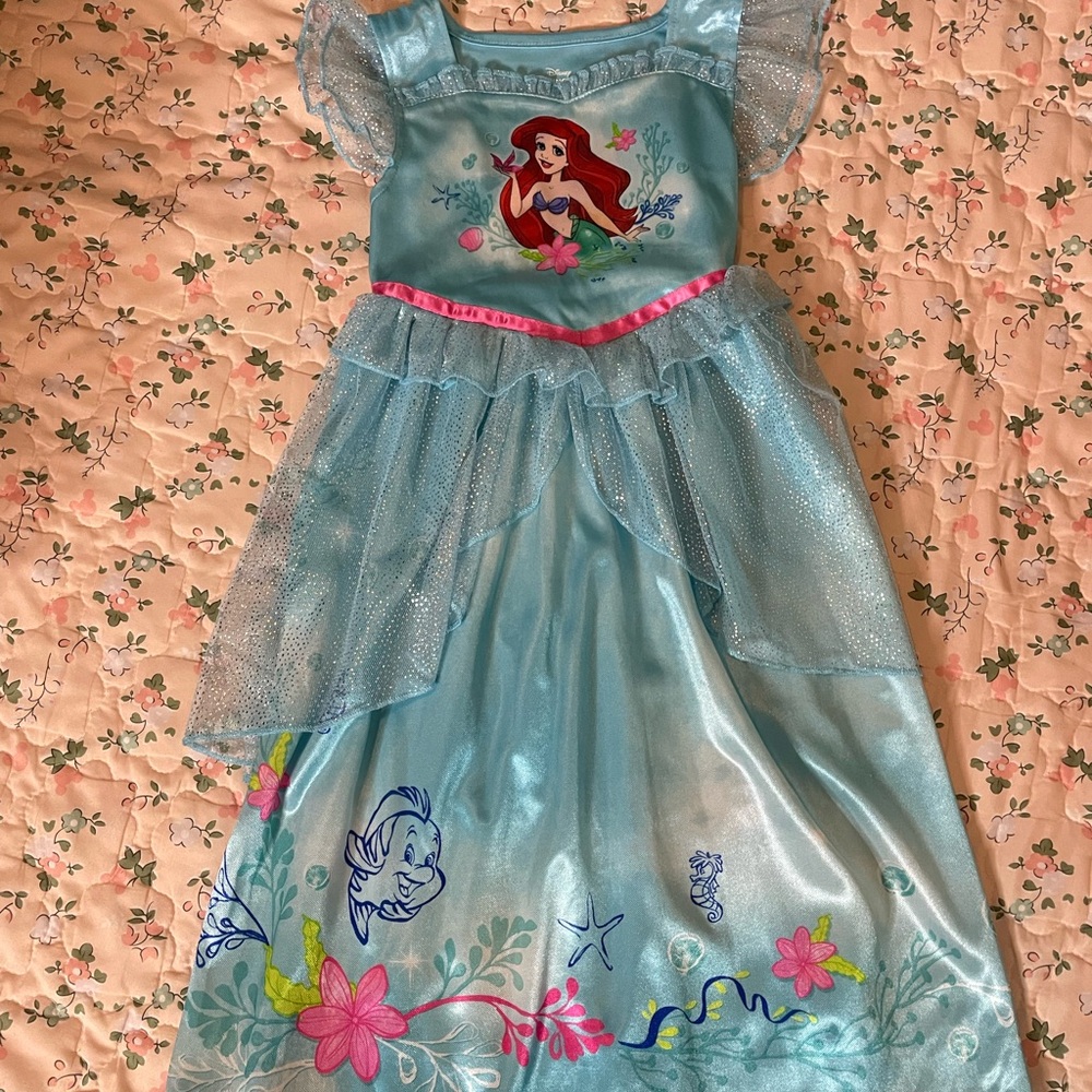 Little Mermaid Blue Dress